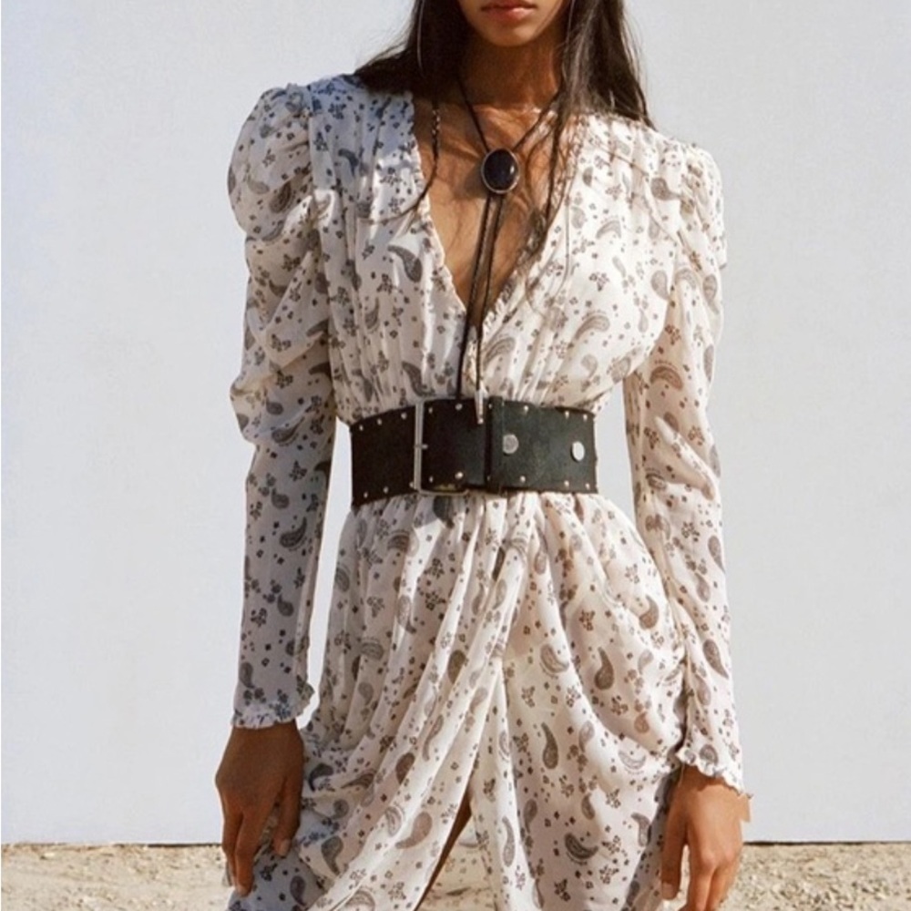 NWT 🍋 For Love & Lemons Paisley Dress Size 2x